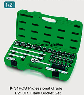 TOPTUL 31PCS 1/2 DR. Socket Set (GAAI3104)