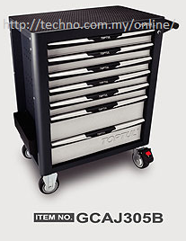 W/7-Drawer Tool Trolley 305pcs (GCAJ305B)