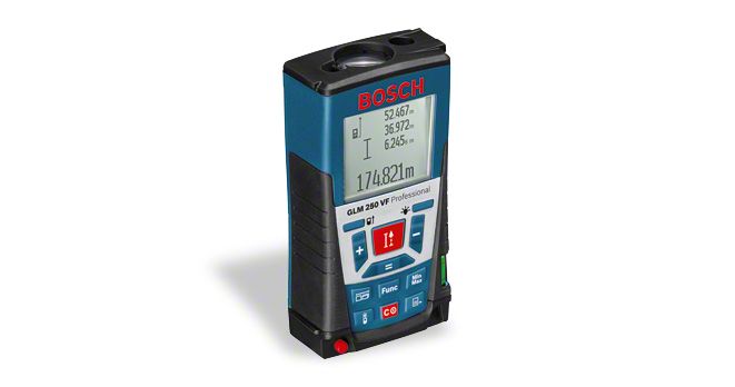 Bosch GLM250VF Laser Rangefinder with Illuminated Multi-Function