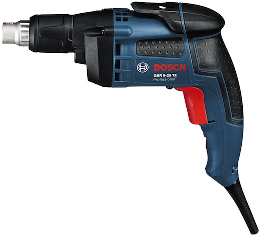 Bosch Depth Stop Screwdriver 701W, 6mm, 2500rpm, 1.4kg GSR6-25TE