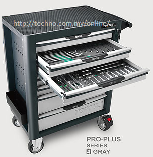 W/7-Drawer Tool Trolley 261pcs (GV-26109)