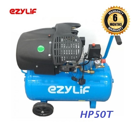 EzyLif HP50T 3.0HP 50Ltr Electric Twin Cylinder Air Compressor