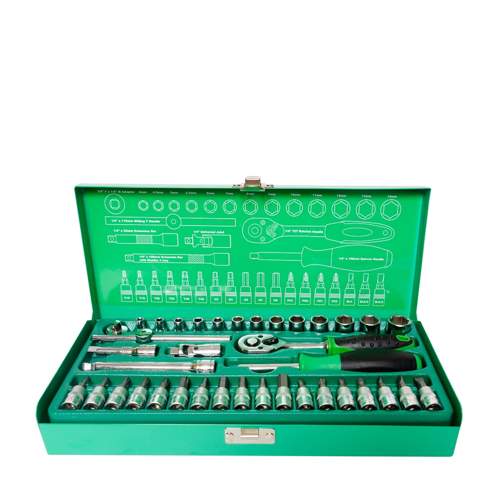 HW-23801M 38Pcs 6.3mm Driver Socket Tool Set