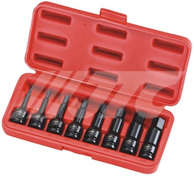 JTCJ408LH 12/" 8PCS IMPACT MIDDLE-DEEP HEX XOCKET SET