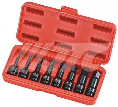 JTCJ408LT 1/2" 8PCS IMPACT MIDDLE-DEEP STAR SOCKET SET