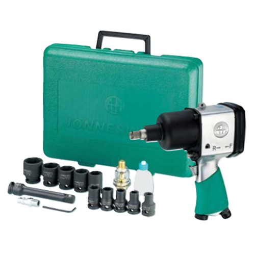 Jonnesway 1/2" AIR IMPACT WRENCH KIT 17 PCS - JAI-6202K