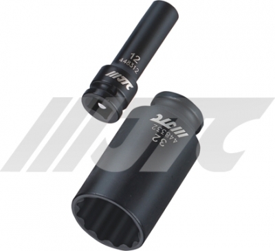 JTC448336 1/2" THIN-WALL DEEP IMPACT SOCKET(12PT)