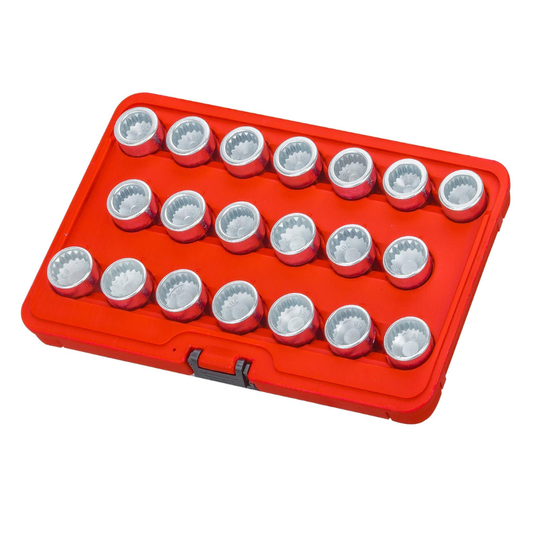 JTC-4561 VAG 20 PCS WHEEL SCREW LOCK SOCKET SET FOR PORSCHE