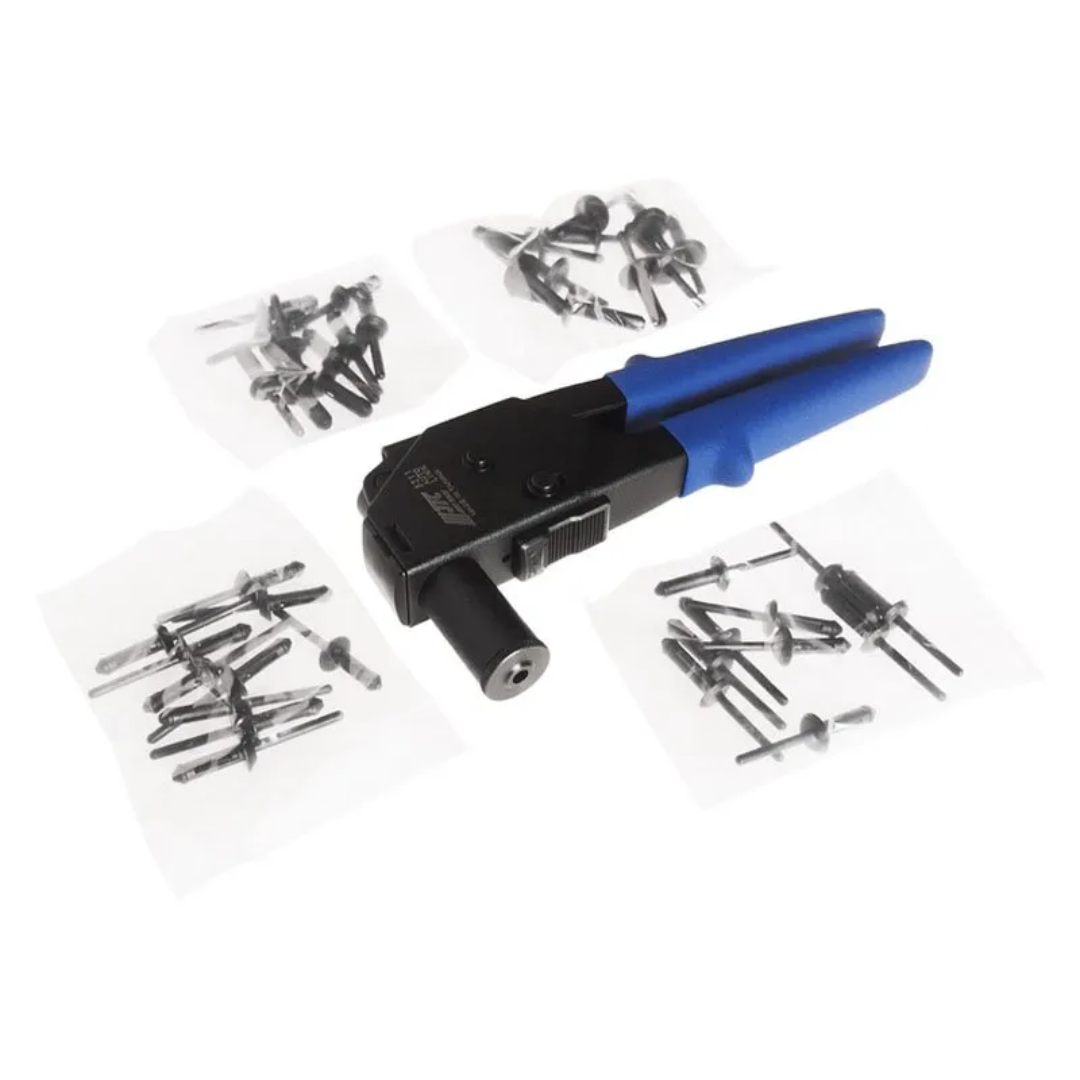 JTC-5211 ANGLE TYPE PLASTIC RIVET/RIVETER SET