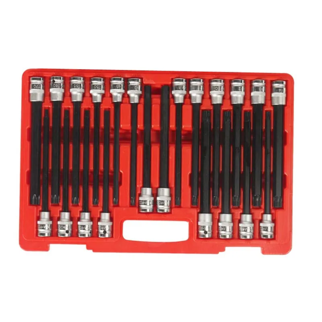 JTC-5329 22 PCS 1/2? DR. COMBINATION SOCKET BIT SET