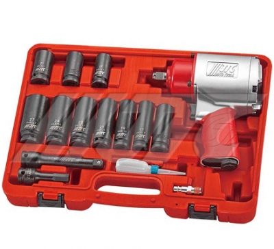 JTC-7663K2 1/2” x 15PCS AIR IMPACT WRENCH SET