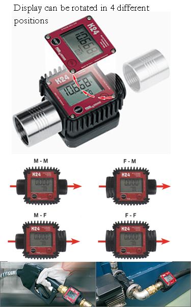 K24 DIGITAL TURBINE METER M/MF 1IN GAS F0040700A