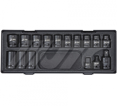 JTCK4161 1/2"DR.16PCS IMPACT SOCKET SET(6PT)