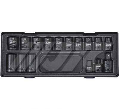 JTCK4162 1/2"DR.16PCS IMPACT SOCKET SET(12PT)