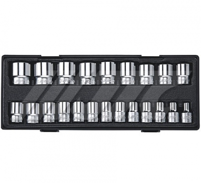 JTCK4221 1/2"DR.22PCS SOCKET SET(6PT)