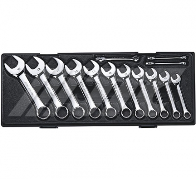 JTCK6143 14PCS STUBBY COMBINATION WRENCH SET