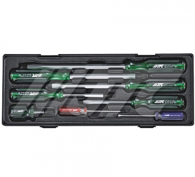 JTCK7082 8PCS GO-THROUGH SCREWDRIVER SET