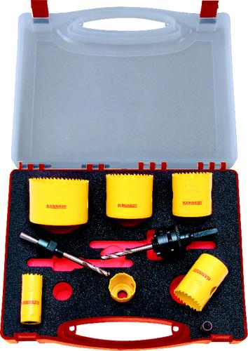 PROFESSIONAL HOLESAW KITIN PLASTIC CASE