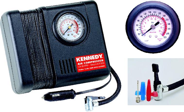 MINI AIR COMPRESSOR 300PSI C/W PRESSURE GAUGE