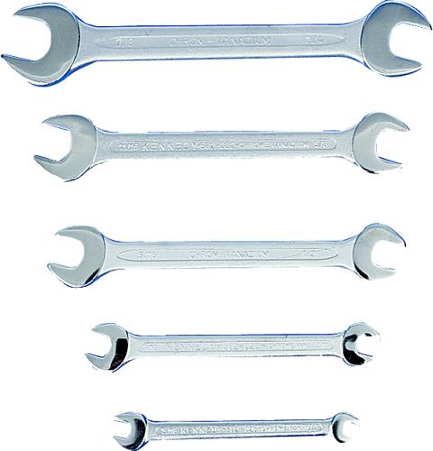 KENNEDY KEN5820920K 1/4-7/8"AF OPEN END SPANNER SET 5PC