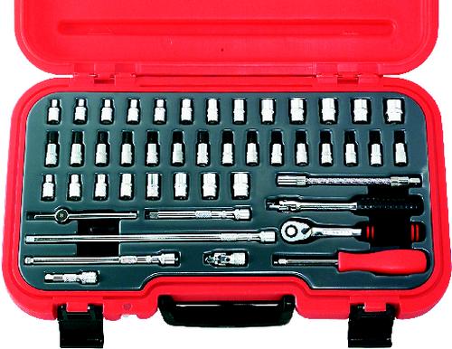 KENNEDY KEN5824898K 46PCE MM/AF SOCKET SET 1/4"SQ DR