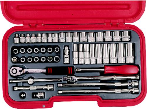 KENNEDY METRIC 50-PCE 3/8" SQ DRSOCKET SET KEN5826180K