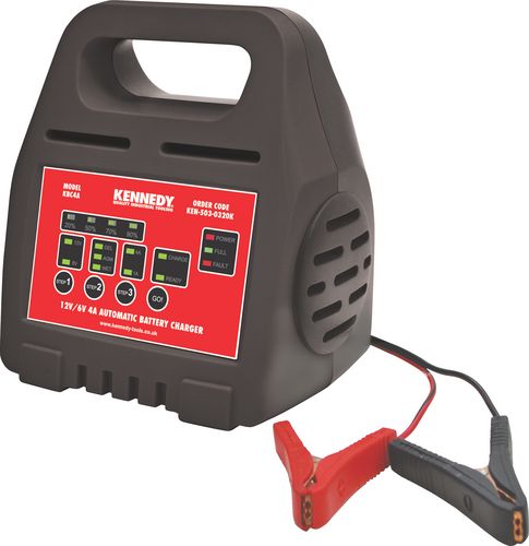 12V/6V 4A INTELLIGENT AUTOMATIC BATTERY CHARGER - KEN5030320K