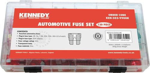 AUTOMOTIVE FUSE ASSORTMENT SET ZINC 120-PCE KEN5039900K