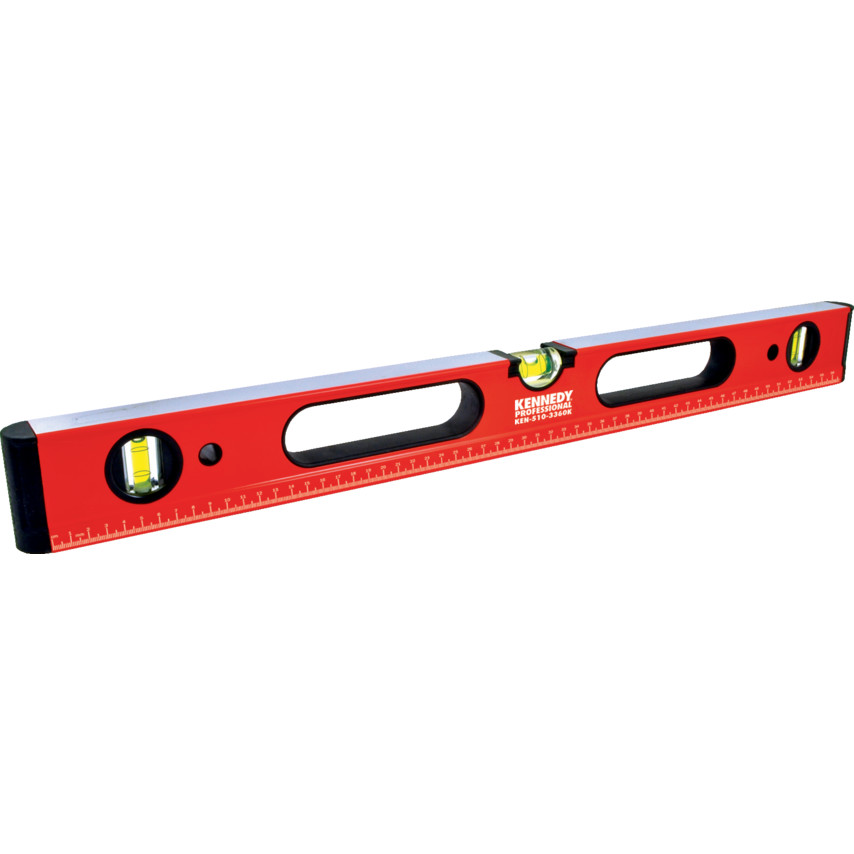 Kennedy-Pro 1.2m/48" Box Beam Spirit Level, 3 Vials