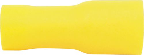 6.30mm FULLY INSULATED YELLOW FEMALE PUSH-ON (100)