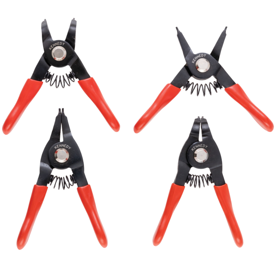 KENNEDY KEN5586160K 3" 4pcs Circlip Plier Set