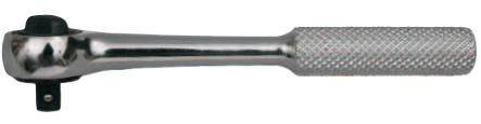 RATCHET HANDLE (KNURLED GRIP) 1/4" SQ DR