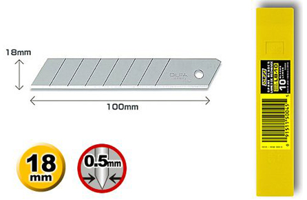 Olfa LB-10 Blades (L) (10pcs/case)