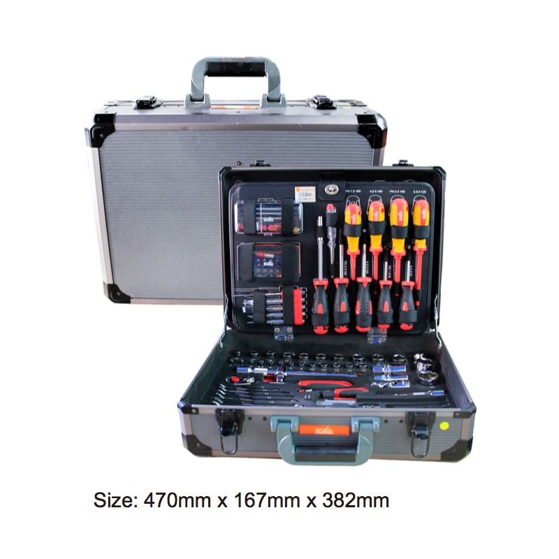 MR.MARK MK-SET-392 130 PCS TOOLS KIT SET (ALU. CASE)