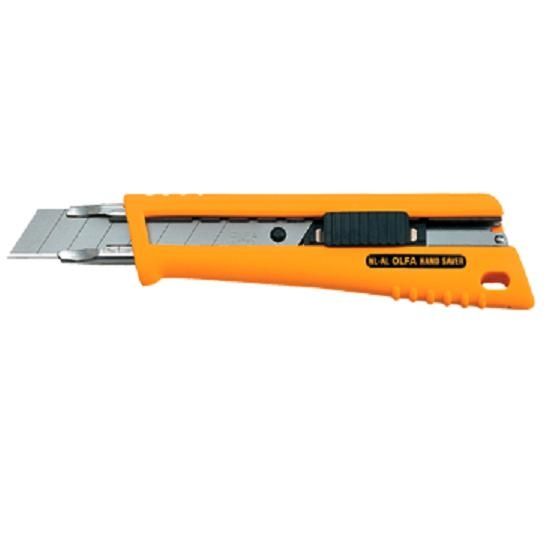 OLFA NL-AL Anti Slip Elastomer Grip Cutter-Auto Lock
