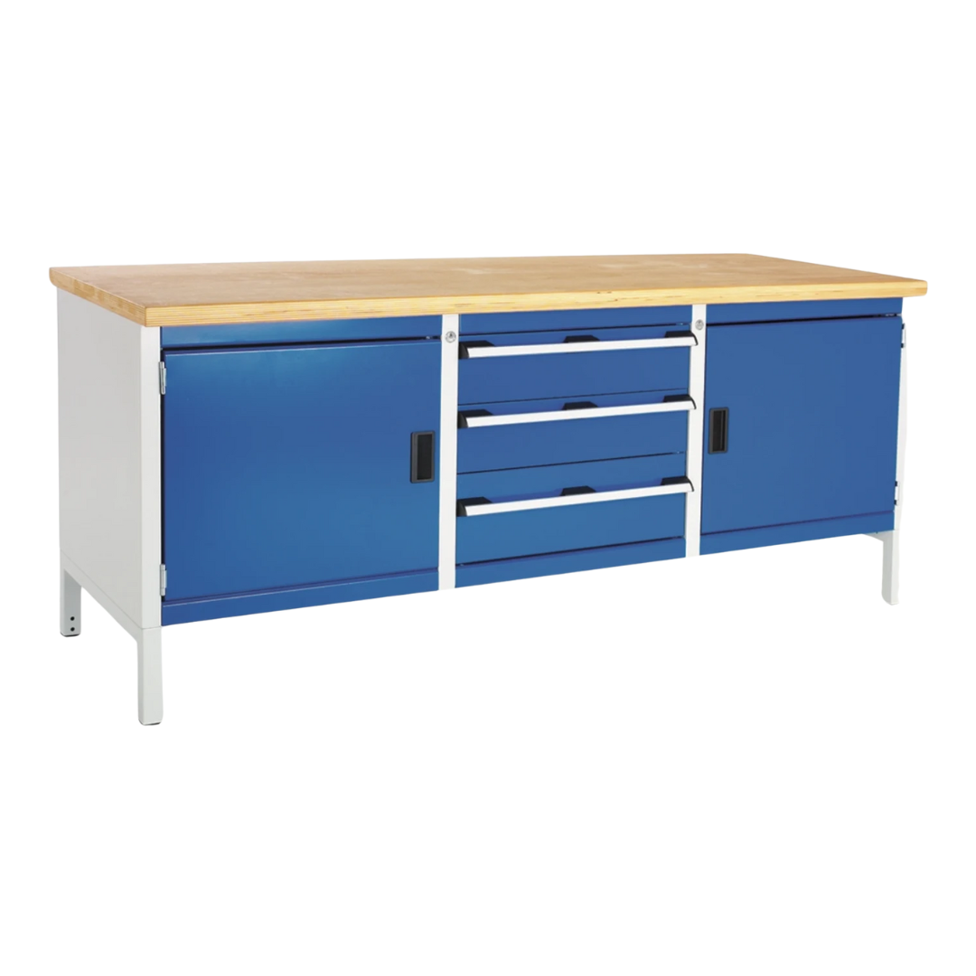 BOTT STEEL WORKBENCH - 2000MM X 750MM X 840MM WOOD