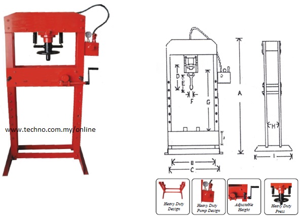 HYDRAULIC PRESS 35 TON