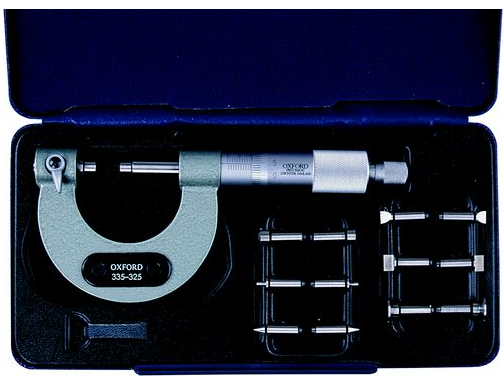 OXFORD 0-25mm INTERCHANGEABLE MULTI ANVIL MICROMETER