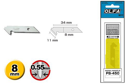 Olfa PB-450 Blades For Model P-450 (5pcs/pack)