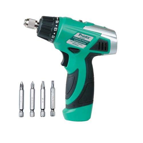 Proskit 7.2V Cordless Screwdriver (220V) PT-0721F