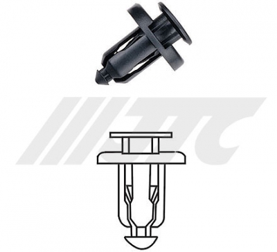 JTCRD25 AUTOMOTIVE PLASTIC CLIPS