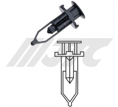 JTCRD27 AUTOMOTIVE PLASTIC CLIPS