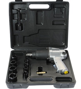 13PCS 1/2" AIR IMPACT WRENCH AIR TOOL KIT