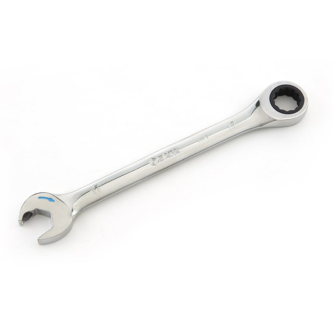 SATA 43618 Full Polish Double Ratcheting Wrench 24MM