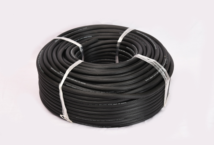 SHIYO OXYGEN 1/14" X 100 METER SINGLE HOSE BLACK