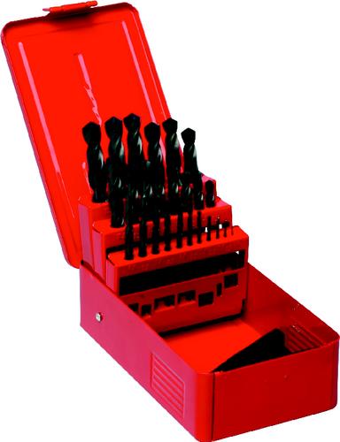 SET OF 25 HSS DRILLS 1-13.00mm x 0.5mm