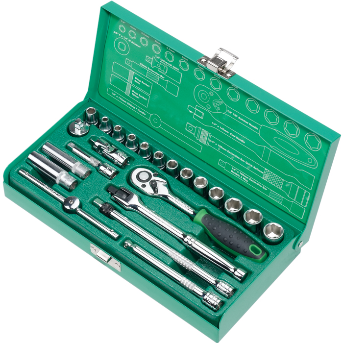 SK-22301M 23Pcs 1/4" Driver Socket Tool Set