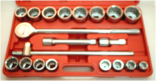 REMAX TOOLS 75-SS201 21PCS 3/4" BOX SOCKET SET