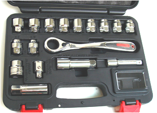 REMAX TOOLS 75-SS317 17 PCS 3/8" DR. FITS-ALL SOCKET SETS