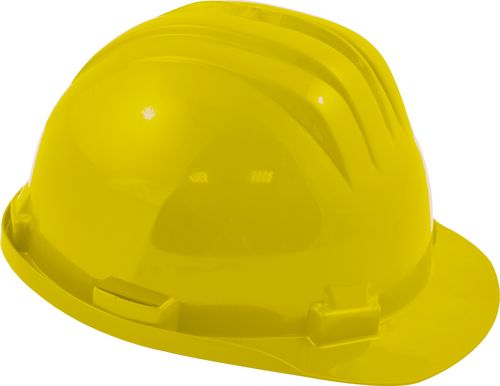 SAFETY HELMET STD + PLASTIC 6 POINT HARNESS ORANGE SSF9572080K